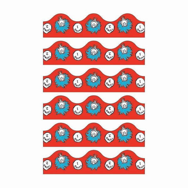 Dr. Seuss™ Thing 1 & 2 Deco Trim®, 37 Feet Per Pack, 6 Packs