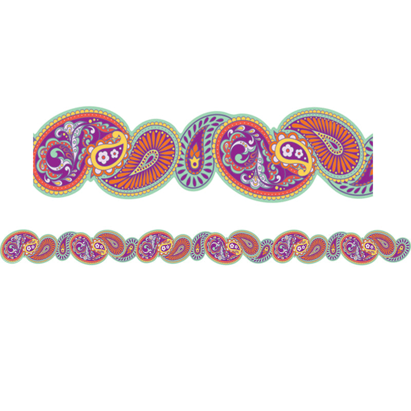 Positively Paisley Deco Trim® Extra Wide Die Cut, 37 Feet