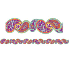 Positively Paisley Deco Trim® Extra Wide Die Cut, 37 Feet