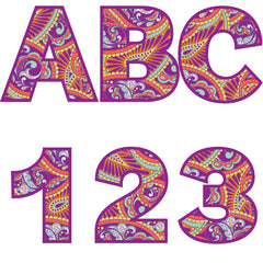 Positively Paisley Deco Letters, 184 Pieces