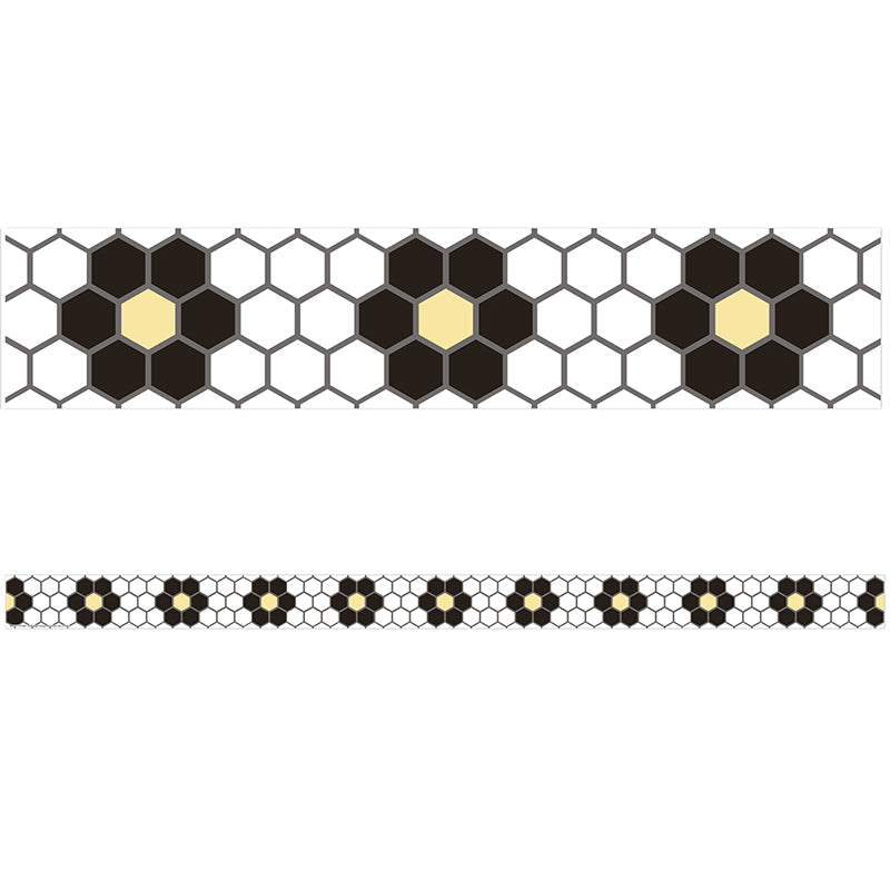 The Hive Floral Mosaic Deco Trim®, 37 Feet