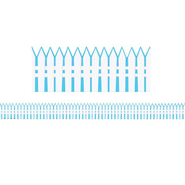 A Teachable Town Picket Fence Deco Trim Extra Wide, 37 Feet