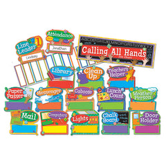 Hands on Management Job Chart Mini Bulletin Board Sets