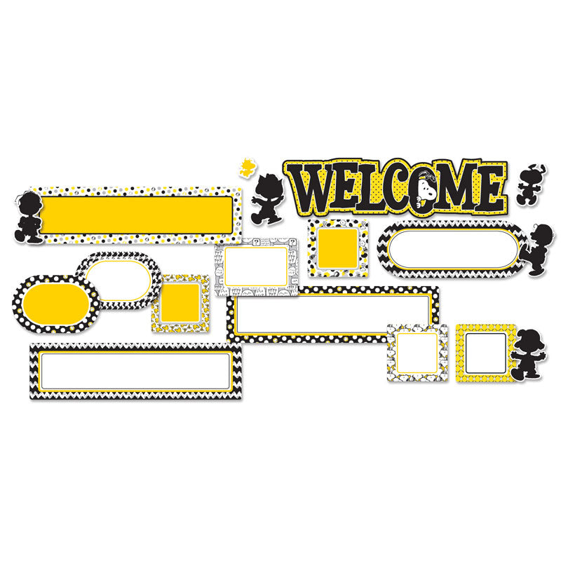 Peanuts® Touch of Class Welcome Mini Bulletin Board Set