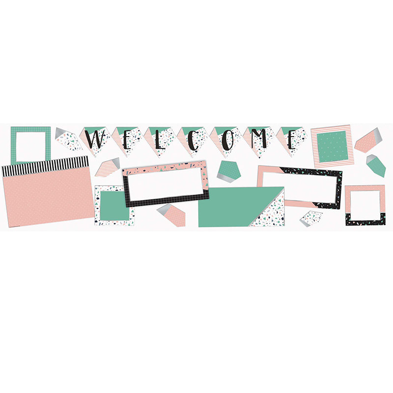 Simply Sassy - Welcome Bulletin Board Set, 22 Pieces