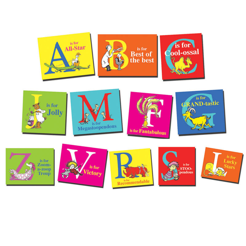 Dr. Seuss™ Encouraging and Positive ABC Mini Bulletin Board Set