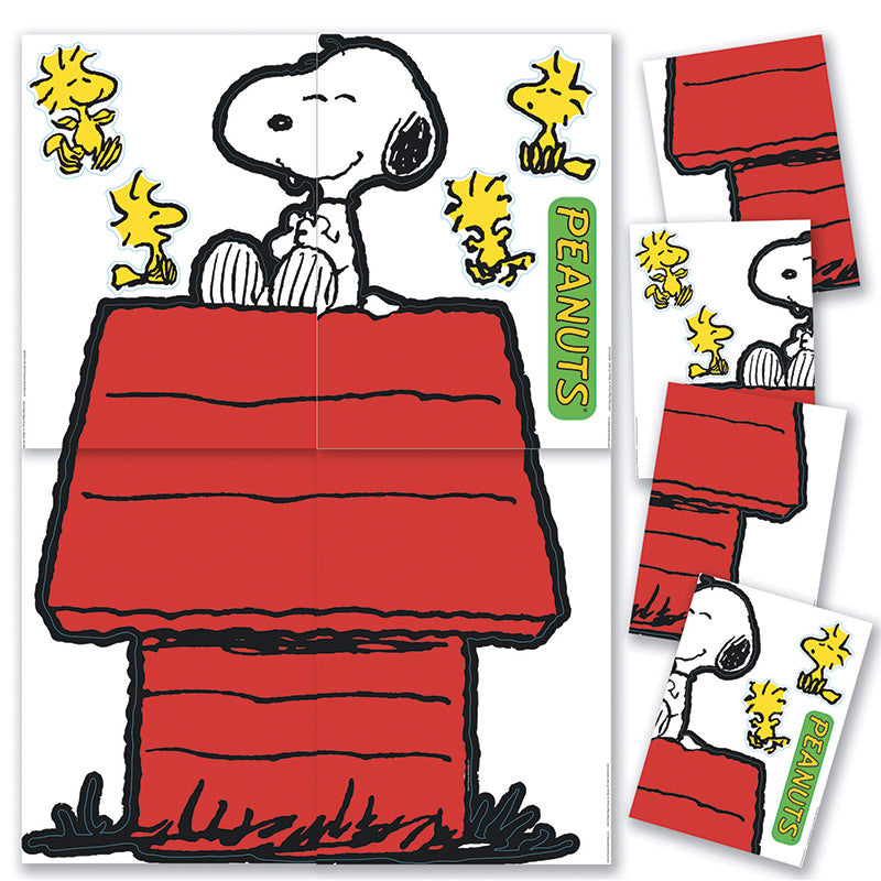 Giant Character Snoopy and Dog House Bulletin Board Set