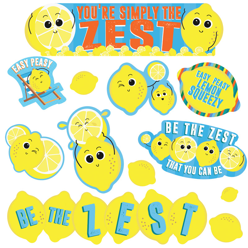 Always Try Your Zest Encouraging Phrases Mini Bulletin Board Set