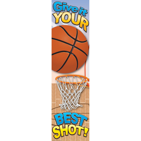 Basketball Motivational Banner, 4'