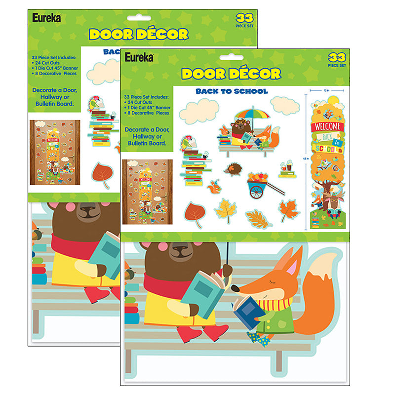 Back to School All-In-One Door Décor Kit, 2 Kits