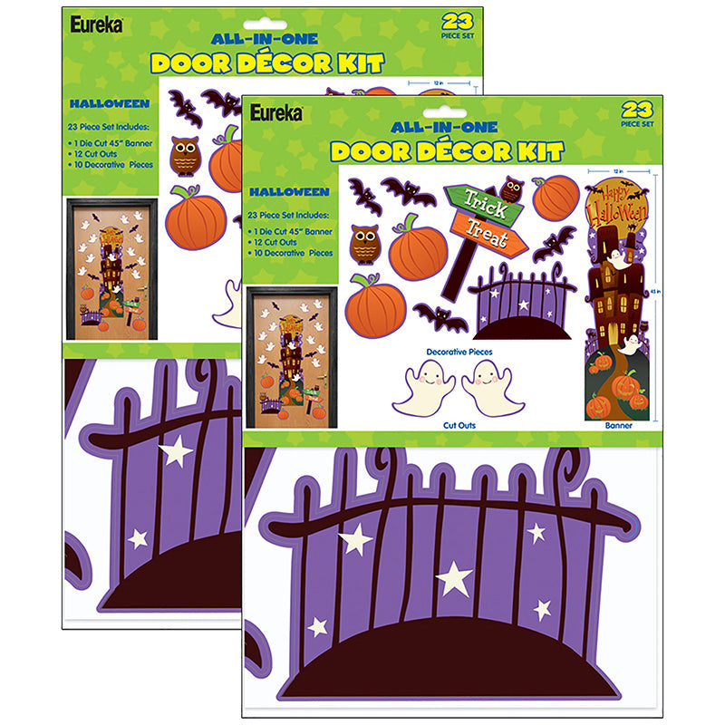 Halloween All-In-One Door Décor Kit, 2 Kits