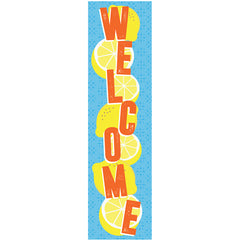 Always Try Your Zest Welcome Vertical Banner, 12" x 45"