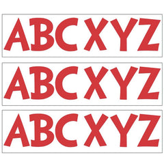 Dr. Seuss™ 7" Punch Out Deco Letters, Red, 143 Per Pack, 3 Packs