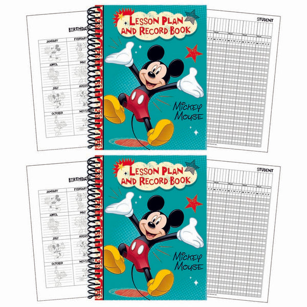 Mickey® Lesson Plan & Record Book, Pack of 2