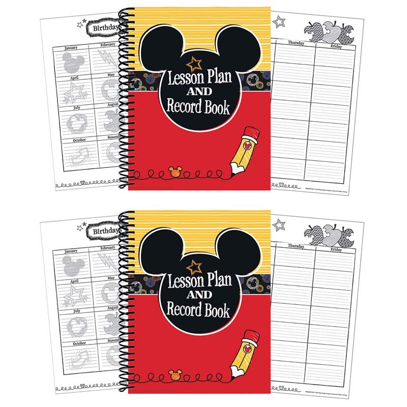 Mickey® Color Pop! Lesson Plan & Record Book, Pack of 2