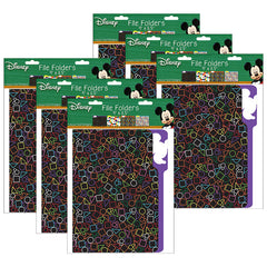 Geo Mickey® File Folders, 4 Per Pack, 6 Packs