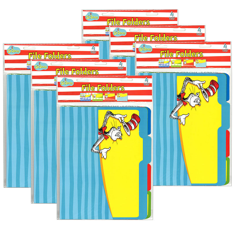 Dr. Seuss™ Classic File Folders, 4 Per Pack, 6 Packs