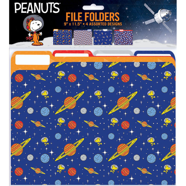 Peanuts® NASA File Folders, Pack of 4