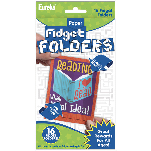 Reading Puns Fidget Folder, Pack of 16