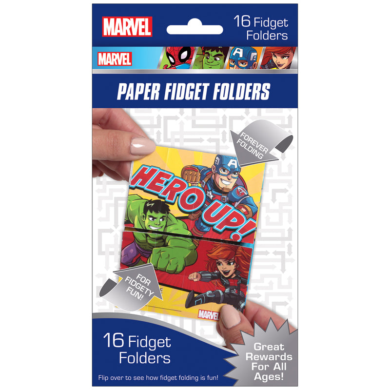 Marvel™ Super Hero Adventure Fidget Folder, Pack of 16