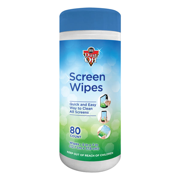 Anti-Static Monitor Wipes, 80 ct. canister