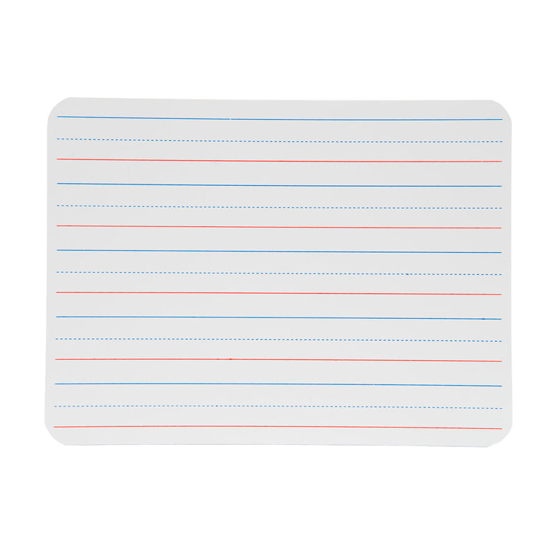 Two-Sided Dry Erase Board, Plain/Ruled, 9" x 12"