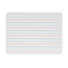 Two-Sided Dry Erase Board, Plain/Ruled, 9" x 12"