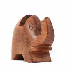 Elephant Eyeglass Acacia Wood Stand